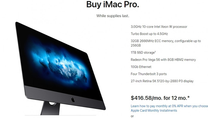 Σταματάει η σειρά προϊόντων iMac Pro Desktop της Apple