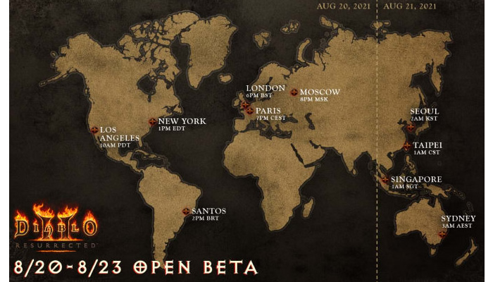 Open beta ‘Diablo II: Resurrected’ : αρχίζει 20 Αυγούστου