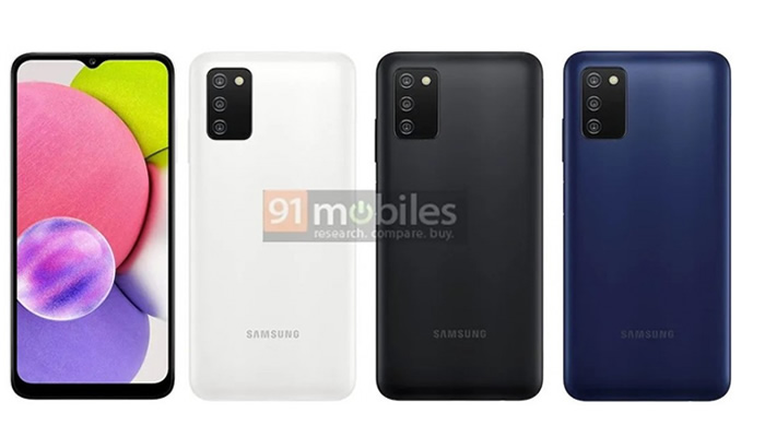 Το Samsung Galaxy A03s εμφανίζεται σε νέες εκδόσεις αποκαλύπτοντας περισσότερες επιλογές χρωμάτων