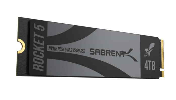 Sabrent Rocket 5 SSD : Μεγάλες ταχύτητες