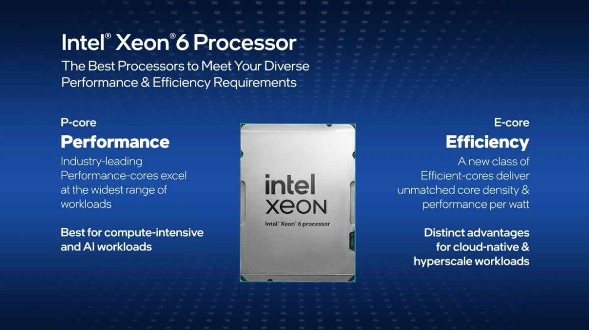 Intel Xeon 6 : έως και 144 E-cores