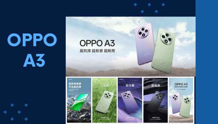 Oppo A3 : Επίσημες εικόνες της συσκευής